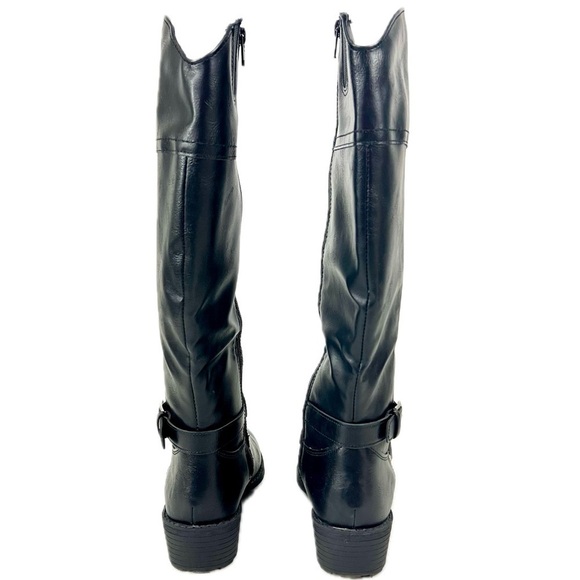 NIB - St. John’s Bay Dempsy Black Riding Boots - Size 8.5 - Picture 5 of 13